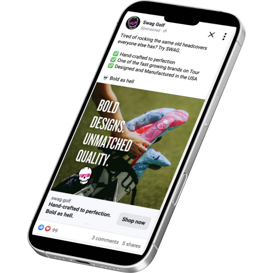 Sucscessful Meta ad for SWAG
